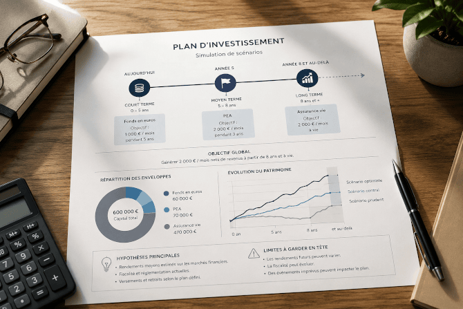 Simulation de scénario d'investissement - intérêt et limites