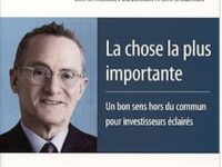 La chose la plus importante